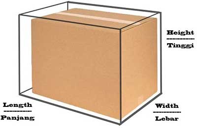 volumetric paket jasaekspor